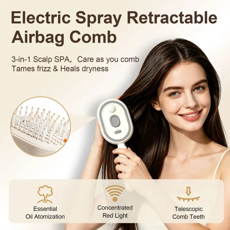 MistGlow™ - Brush, Mist & Massage In One