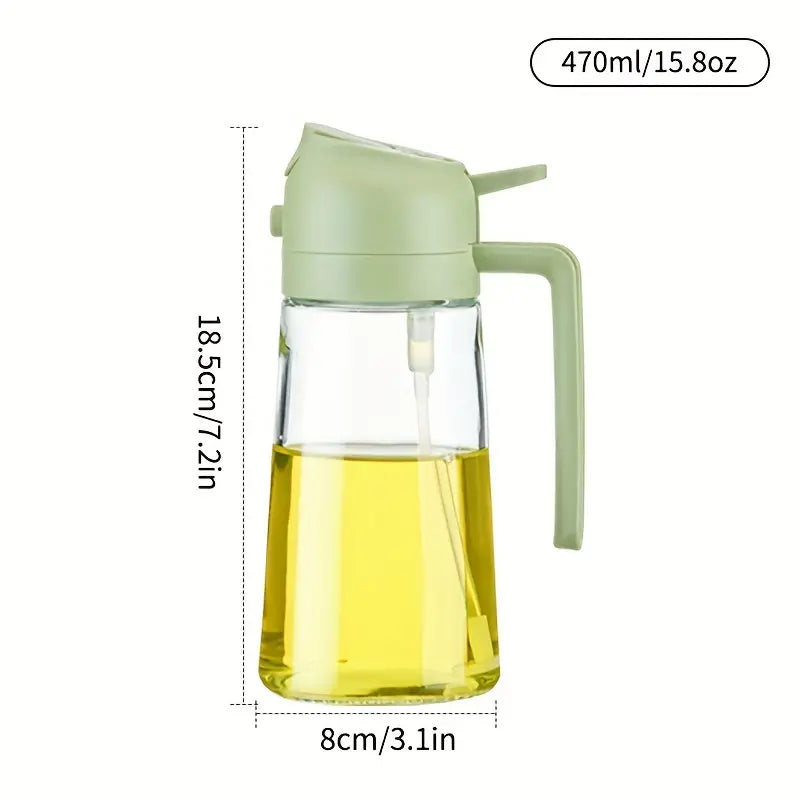 OilDispenser™ - Multifunctional kitchen oil dispenser and sprayer